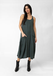 Paneled A-Line Maxi Bubble Dress - December Thieves