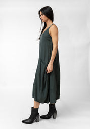 Paneled A-Line Maxi Bubble Dress - December Thieves