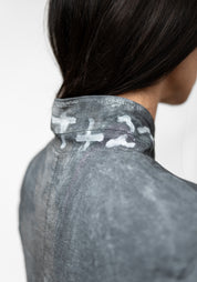 Tailored Hand Dyed Textured Linen Blend Jacket - December Thieves