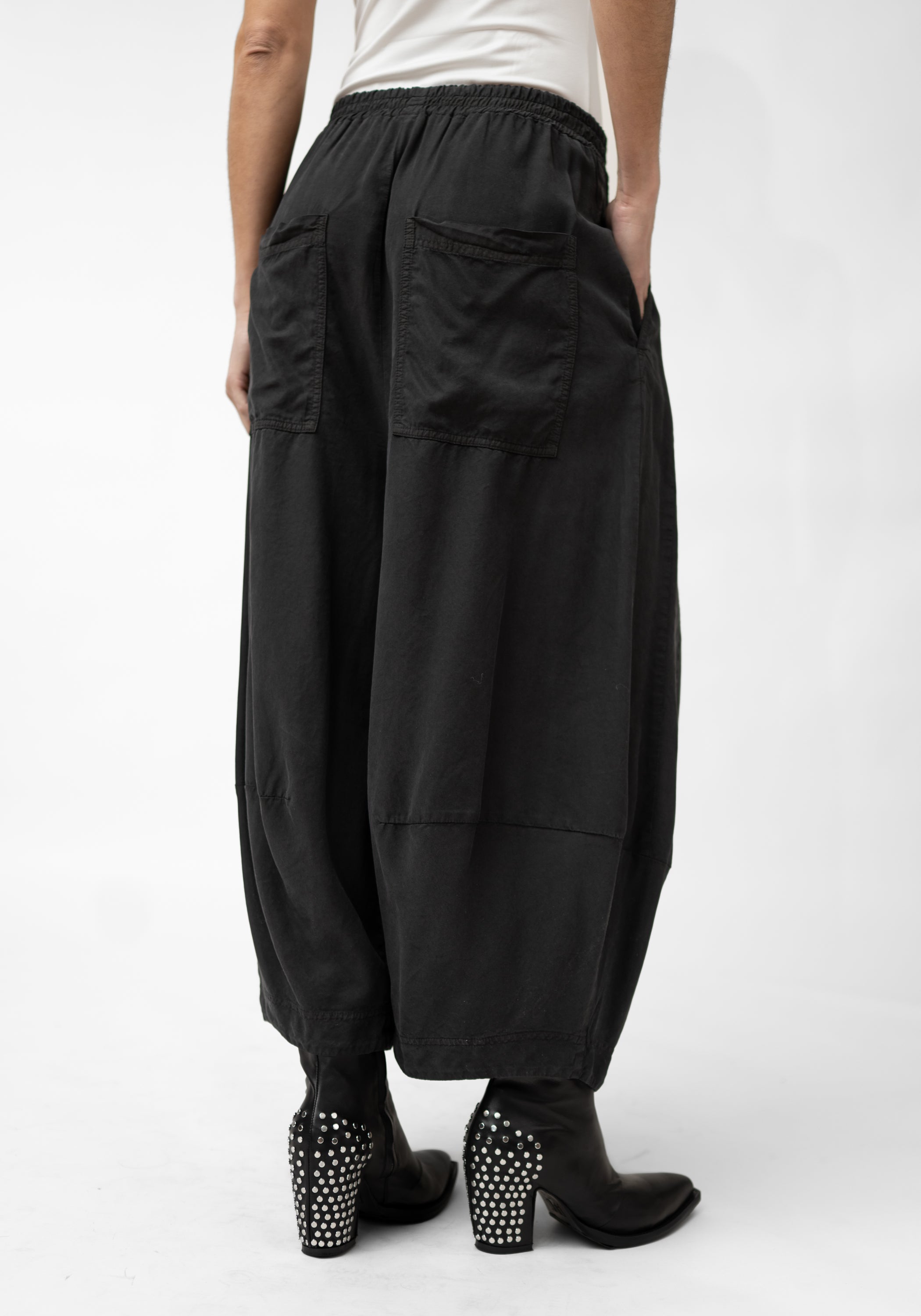 Paneled Tapered Wide Leg Pants - December Thieves