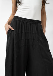 Paneled Tapered Wide Leg Pants - December Thieves