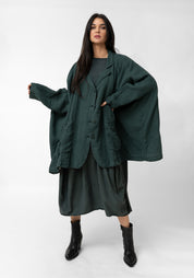 Oversized Drop Shoulder Linen Jacket - December Thieves