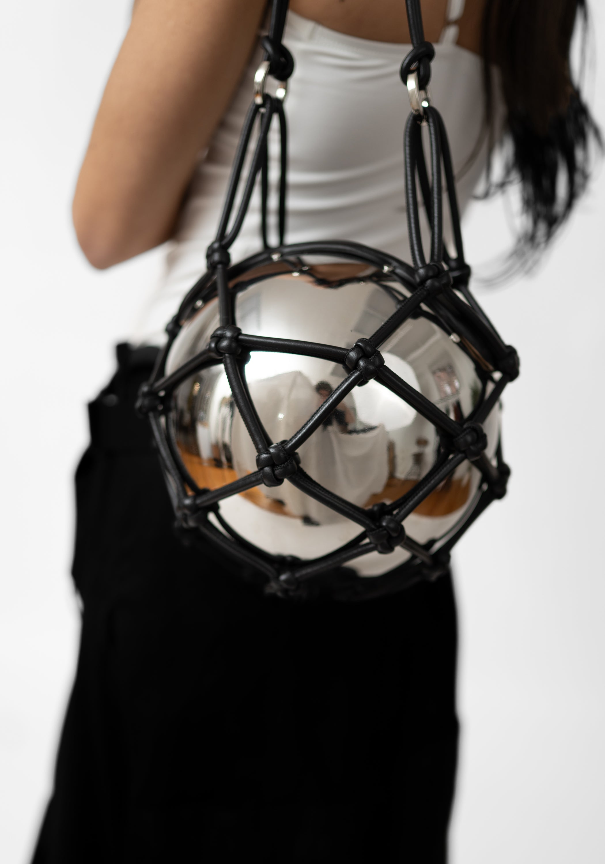 Net Future Leather and Metal Bag - December Thieves