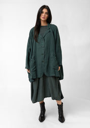 Oversized Drop Shoulder Linen Jacket - December Thieves
