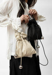 Sacchetto Black Leather Bag - December Thieves