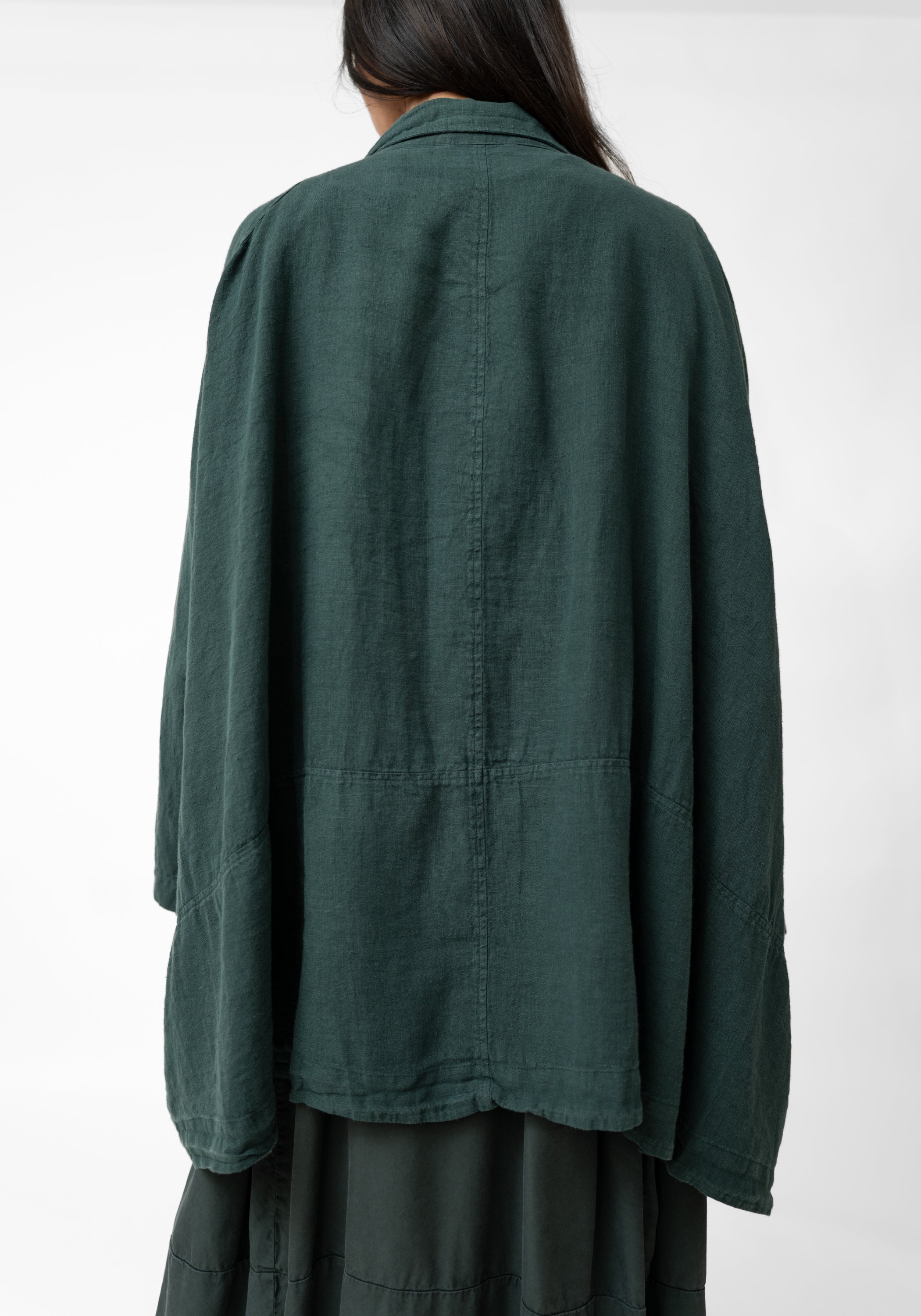Oversized Drop Shoulder Linen Jacket - December Thieves