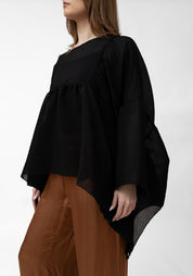 Gandi Oversized Semi-Sheer Textured Full Sleeve Top - December Thieves