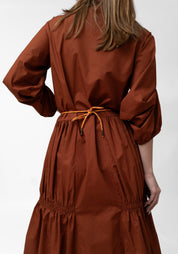 Oversized Gather Detail Button Front Dress - December Thieves