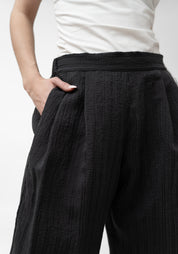 Ombra Semi-Sheer Stripe Pleated Pants - December Thieves
