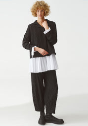 Fine Twill Balloon Silhouette Trousers