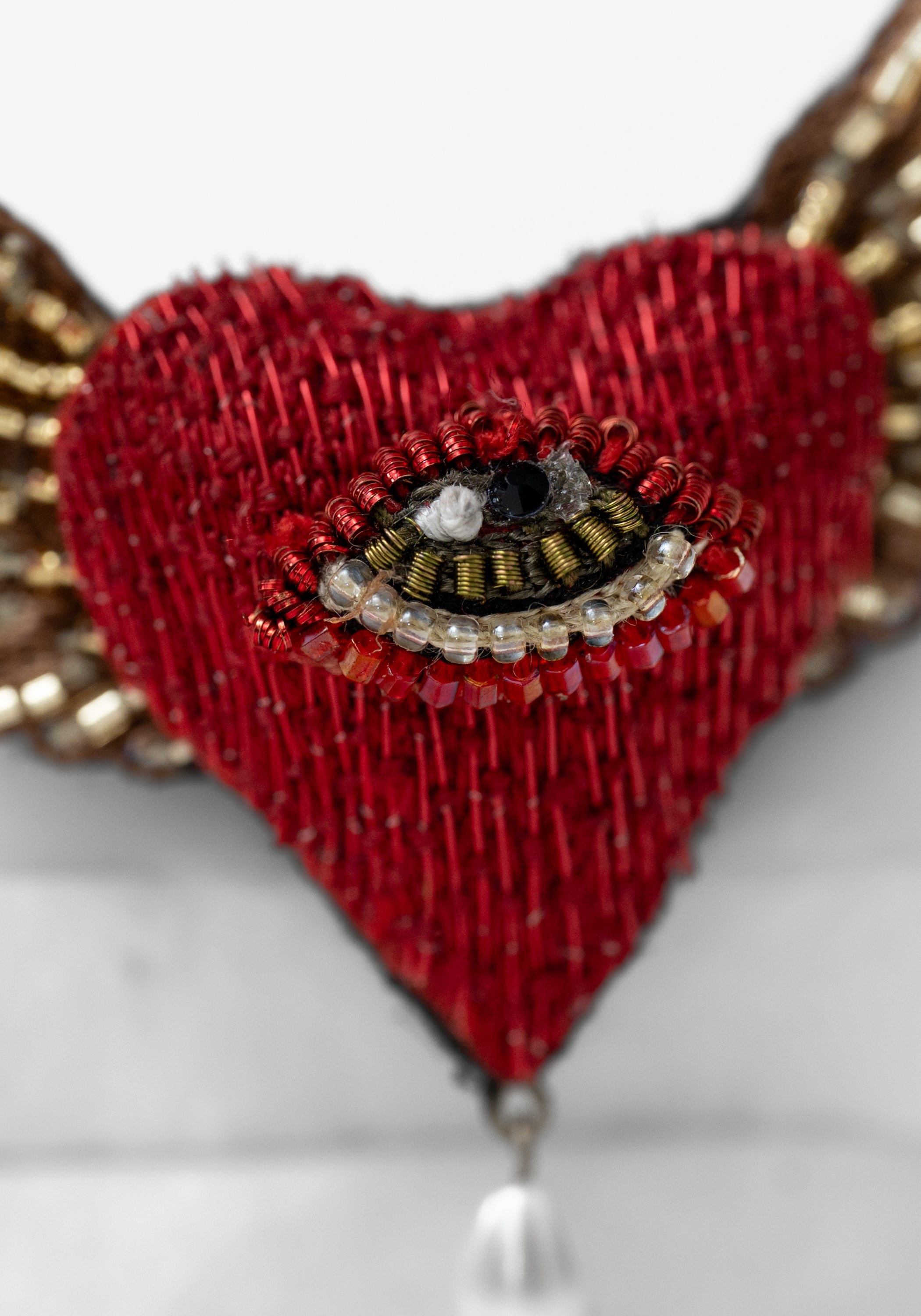 Guardian Heart Embroidered Pin - December Thieves