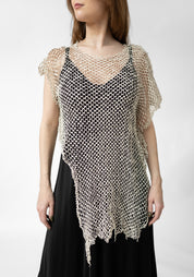 Flora Laser Cut Leather Pullover - December Thieves