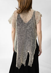 Flora Laser Cut Leather Pullover - December Thieves