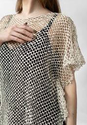 Flora Laser Cut Leather Pullover - December Thieves