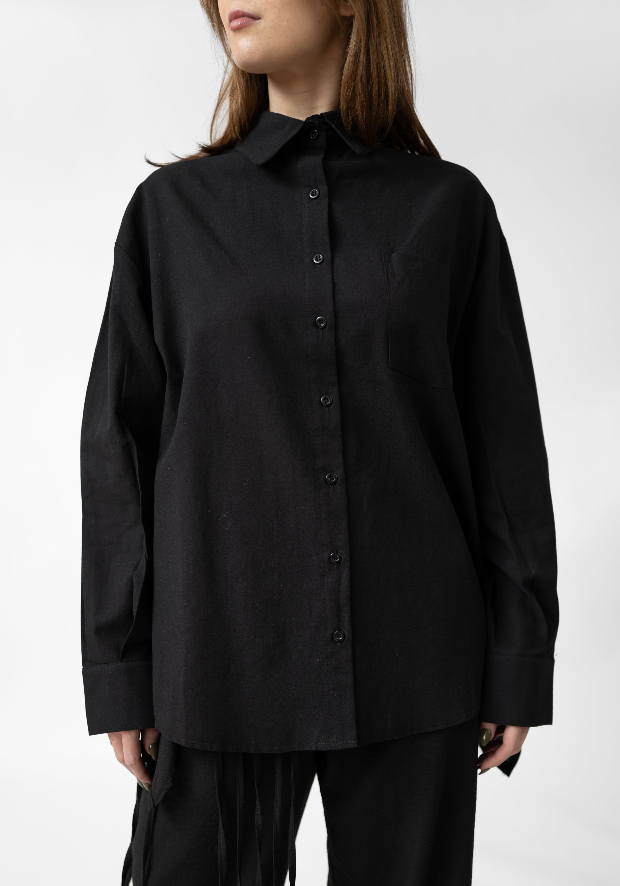 Bianca Oversized Open Back Tie Detail Blouse - December Thieves