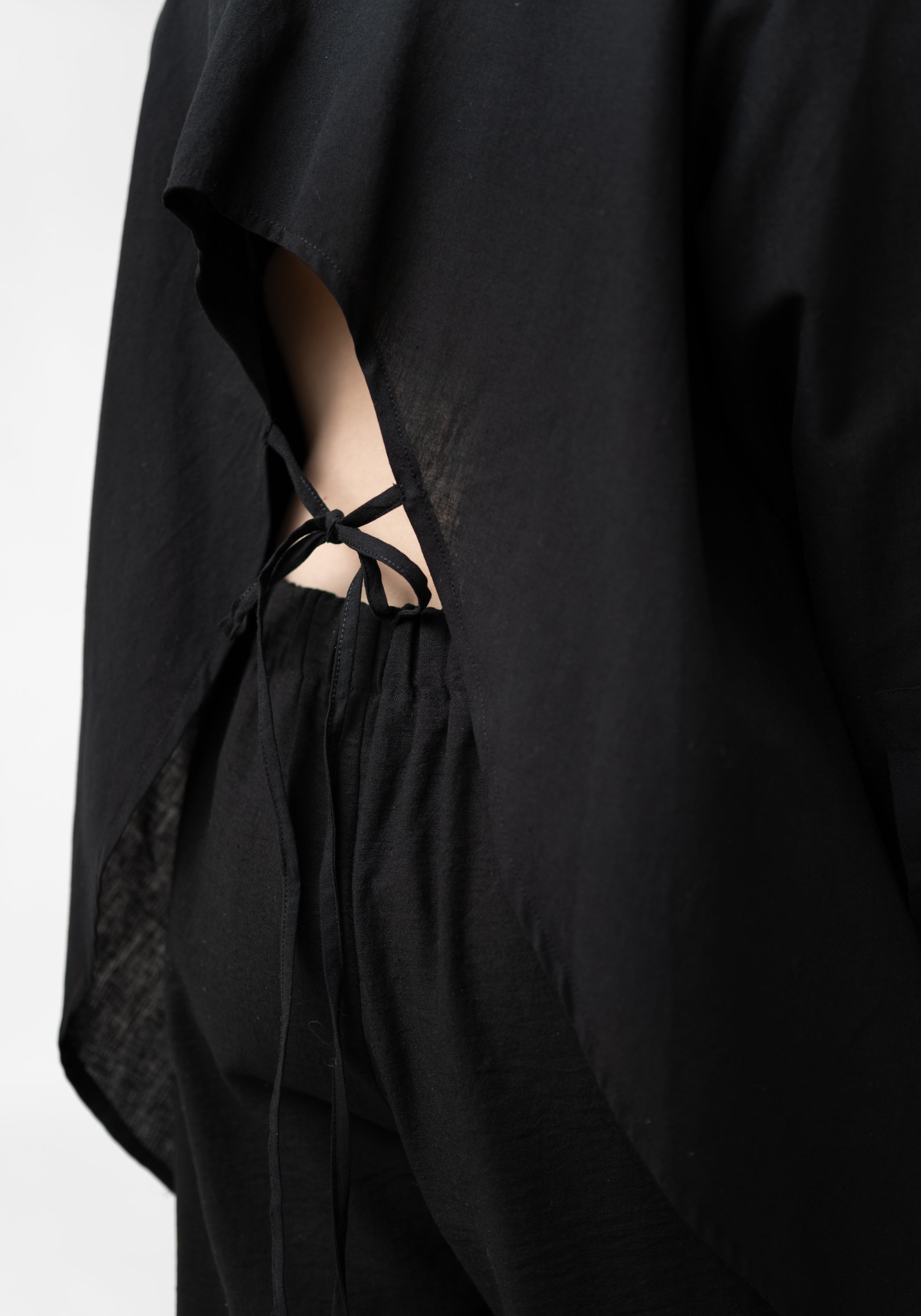 Bianca Oversized Open Back Tie Detail Blouse - December Thieves