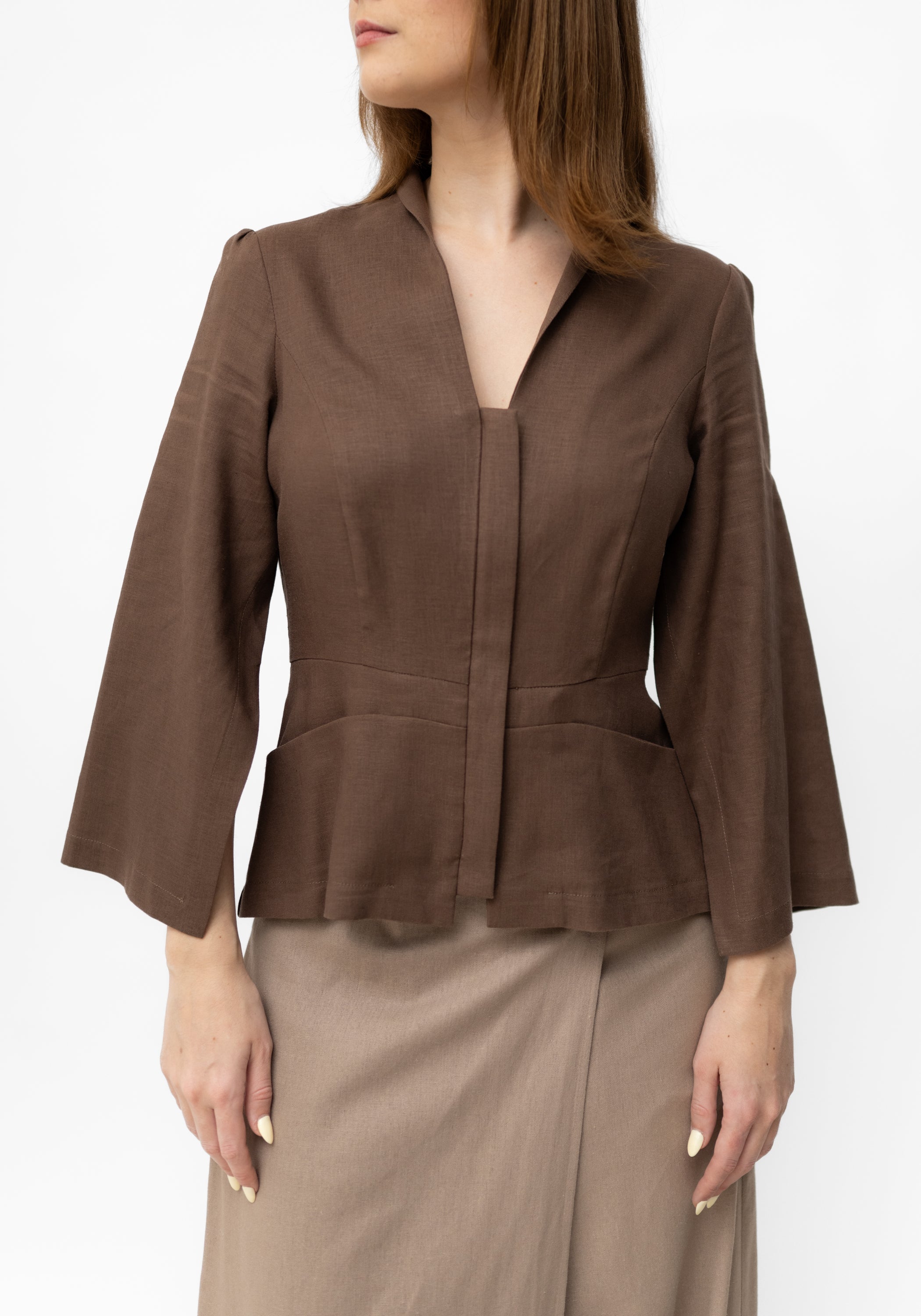 Libertine Cropped Slit Sleeve Jacket
