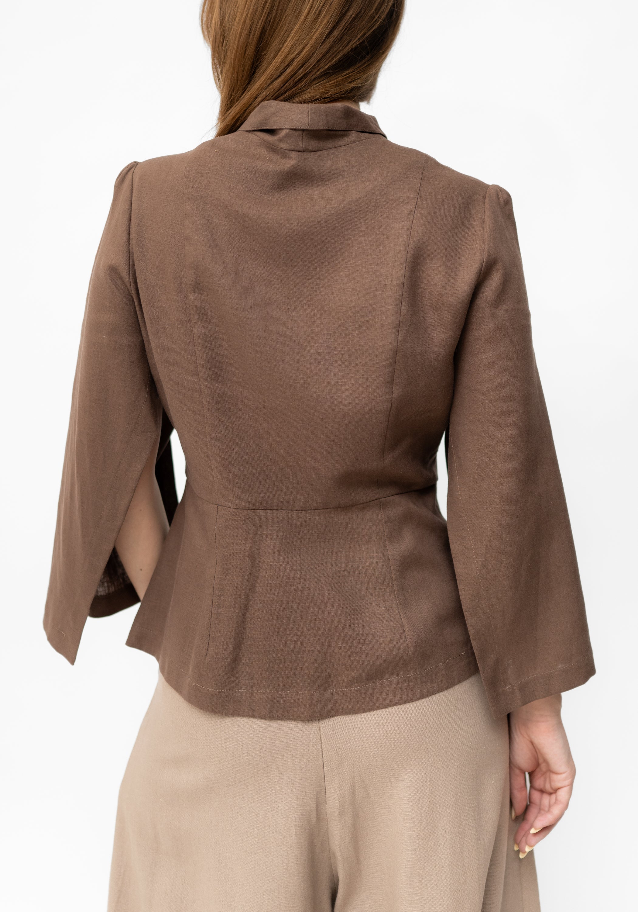 Libertine Cropped Slit Sleeve Jacket