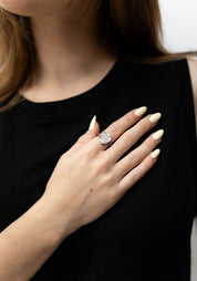 'About Love' Shield Relic Sterling Ring