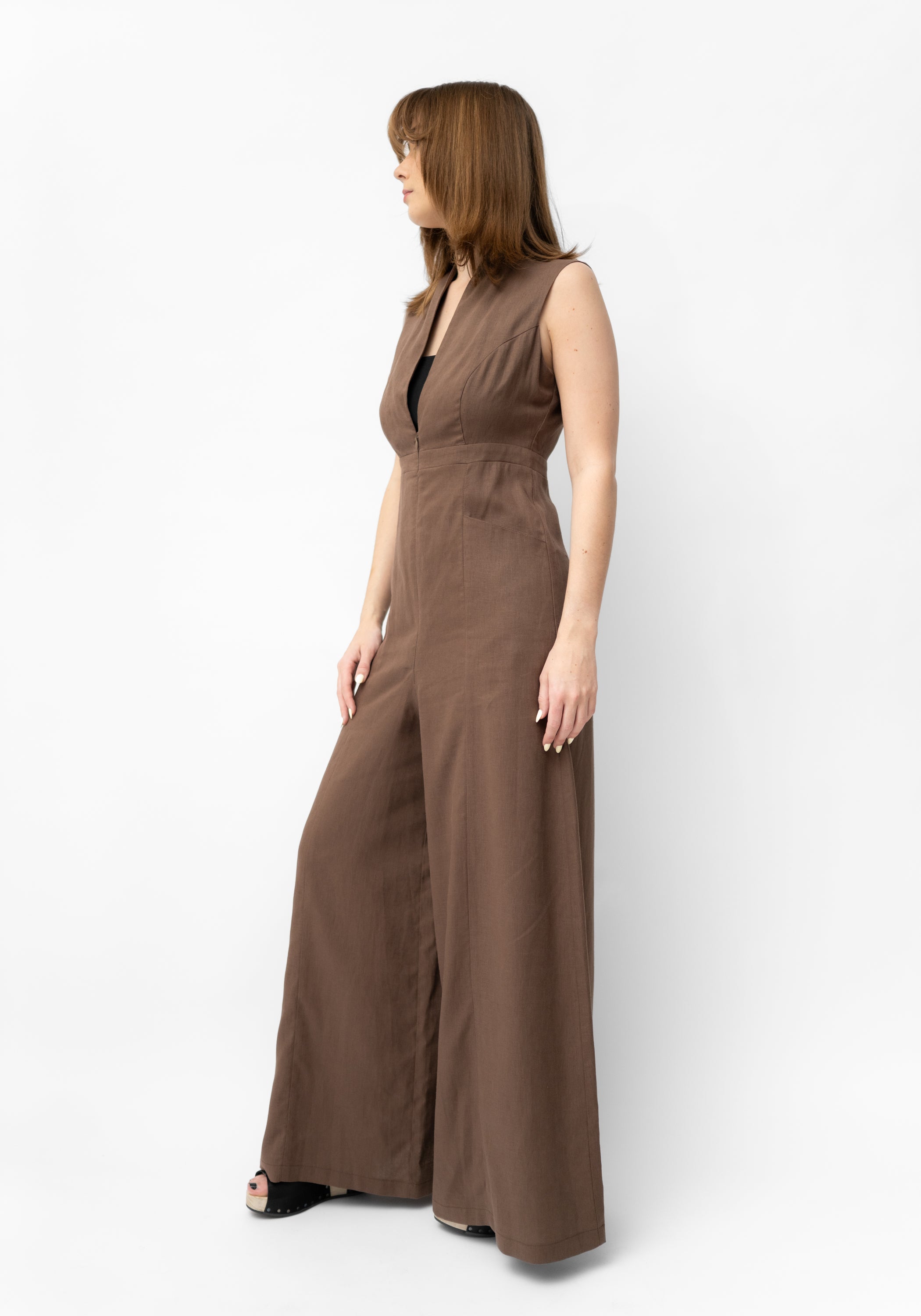 Augustus Blackwell Wide Leg Sleeveless Jumpsuit