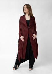 Oversized Pleated Shawl/Jacket