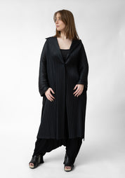 Oversized Pleated Shawl/Jacket