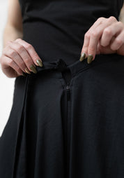 Drape Front Drop Seat Pants