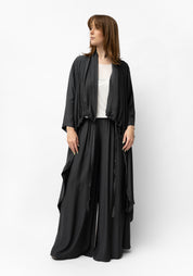 Draped Ruche Neck Jacket