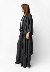 Draped Ruche Neck Jacket