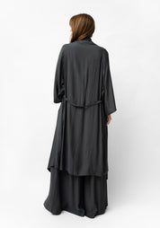 Draped Ruche Neck Jacket
