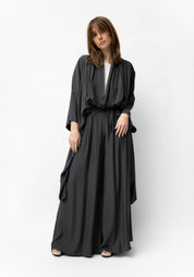 Draped Ruche Neck Jacket