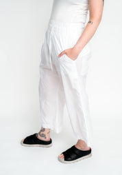 Semi-Sheer Drop Seat Wide Leg Pants