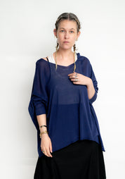 Oversized Drop Shoulder Pullover Top