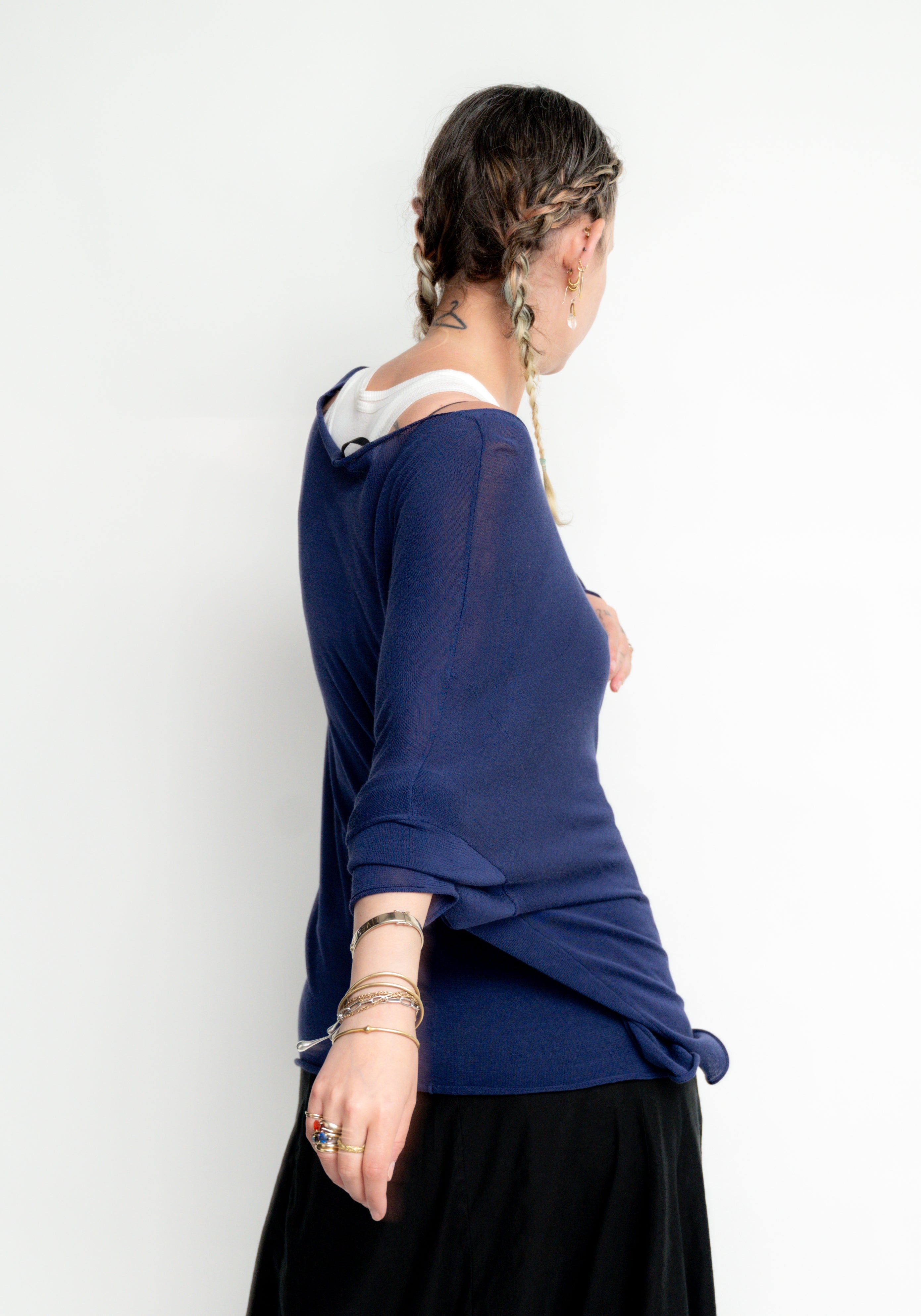 Oversized Drop Shoulder Pullover Top