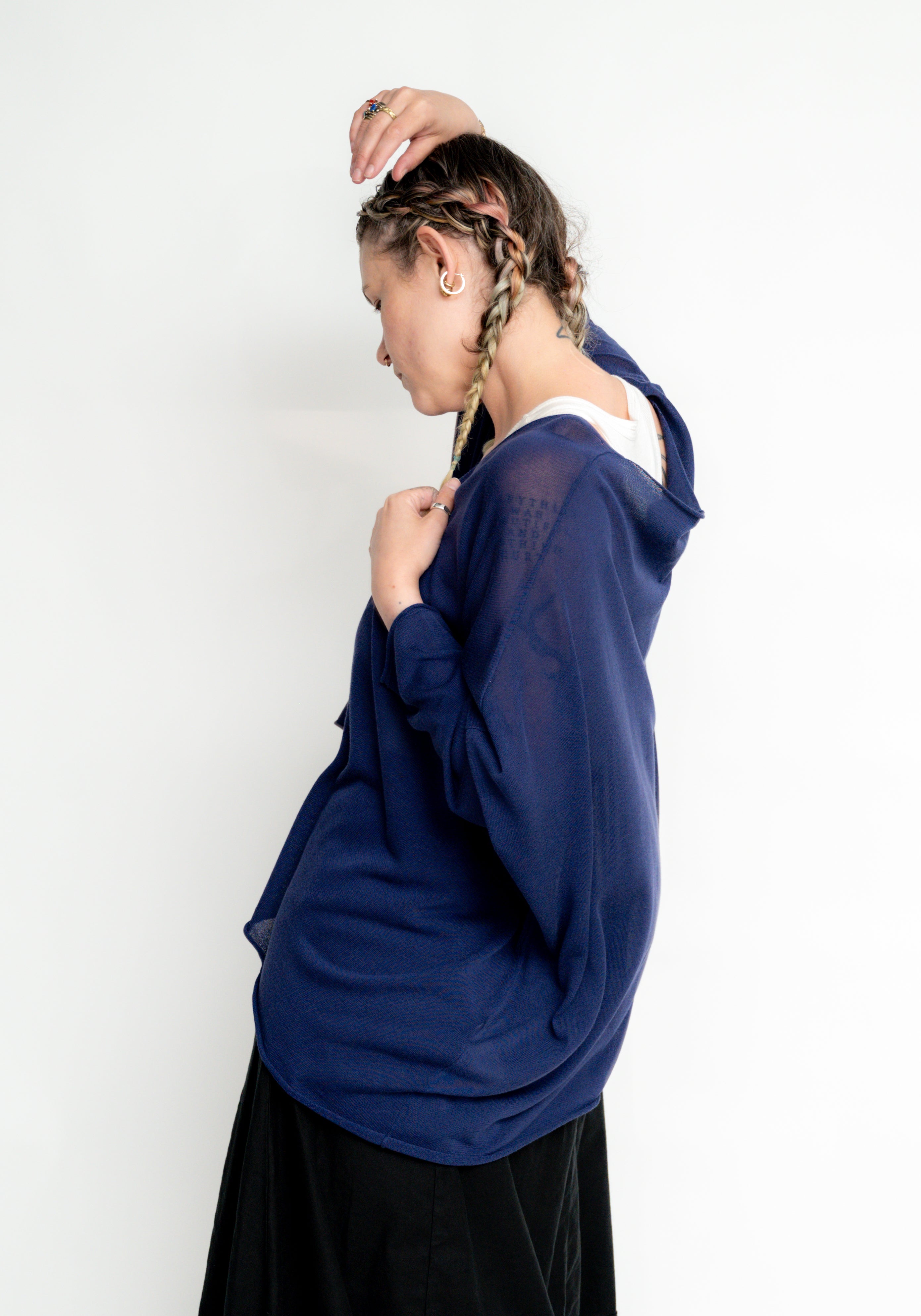 Oversized Drop Shoulder Pullover Top