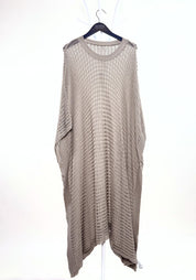 Surila Oversized Ribbed Open Knit Tunic