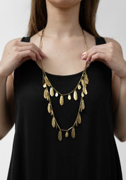 Brass Double Tiered St. Barths Necklace - December Thieves
