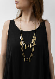 Brass Double Tiered St. Barths Necklace - December Thieves