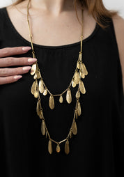 Brass Double Tiered St. Barths Necklace - December Thieves