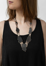 Magma Patinated White Brass Necklace - December Thieves