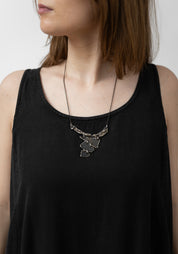 Fragmento Patinated White Brass Necklace - December Thieves