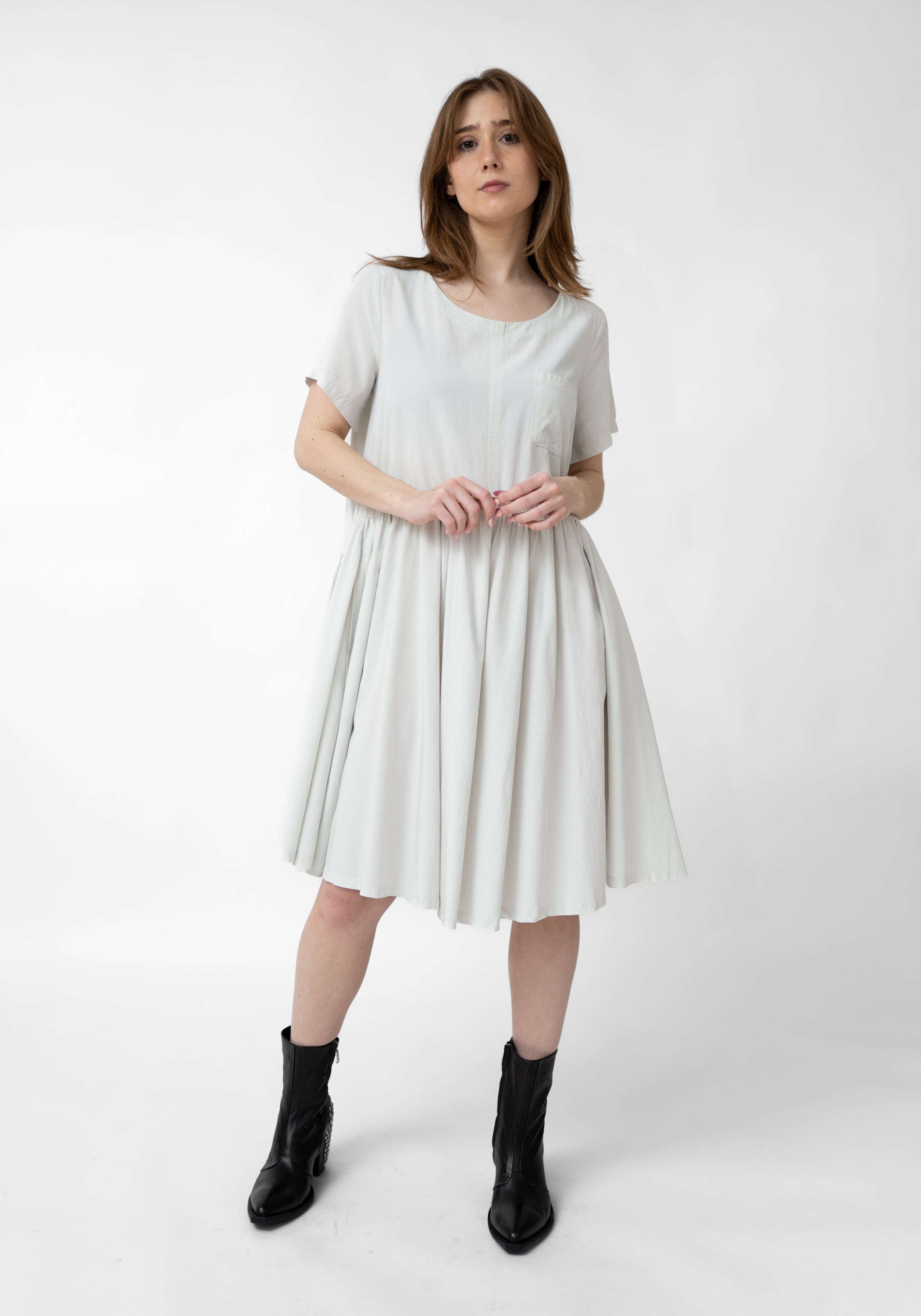 Oversized Gathered Waist Dress - December Thieves