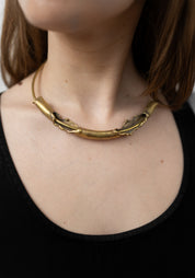 Brote Brass Layered Choker - December Thieves