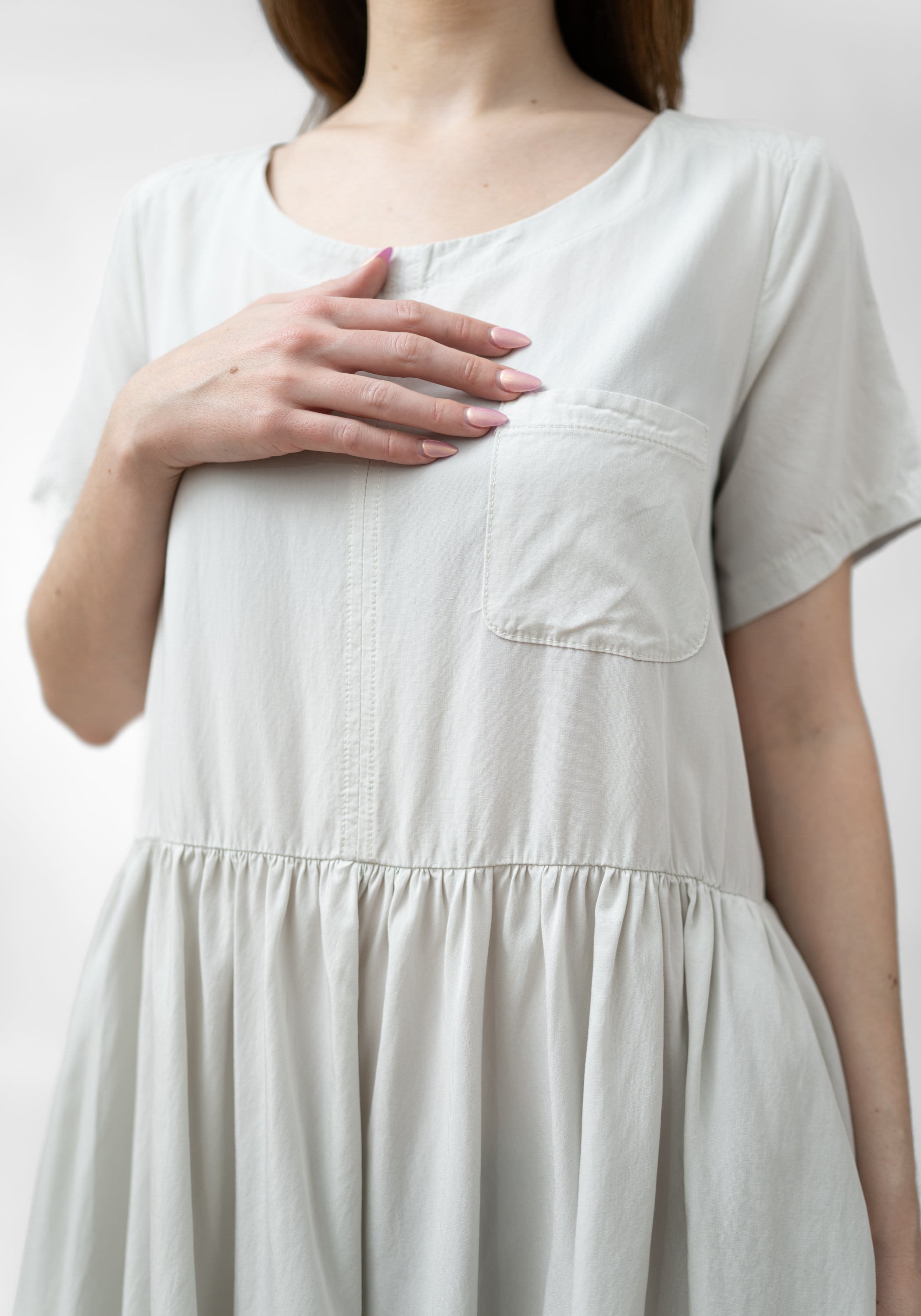 Oversized Gathered Waist Dress - December Thieves