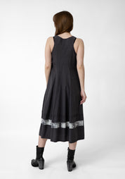 Printed Sleeveless Full Skirt Dress - December Thieves