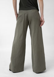 Paneled Detail Wide Leg Pants - December Thieves