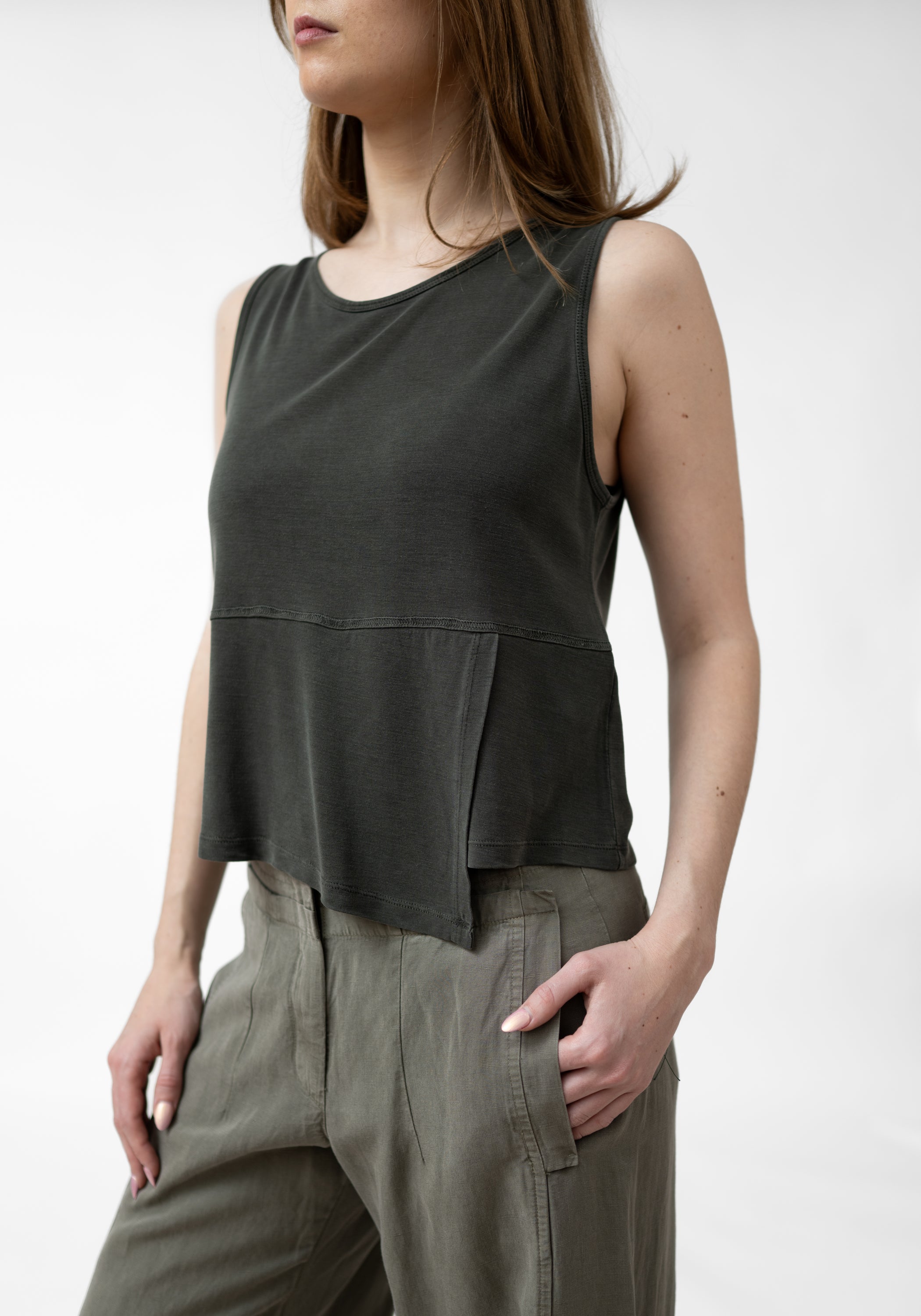 Asymmetric Hem Tank - December Thieves