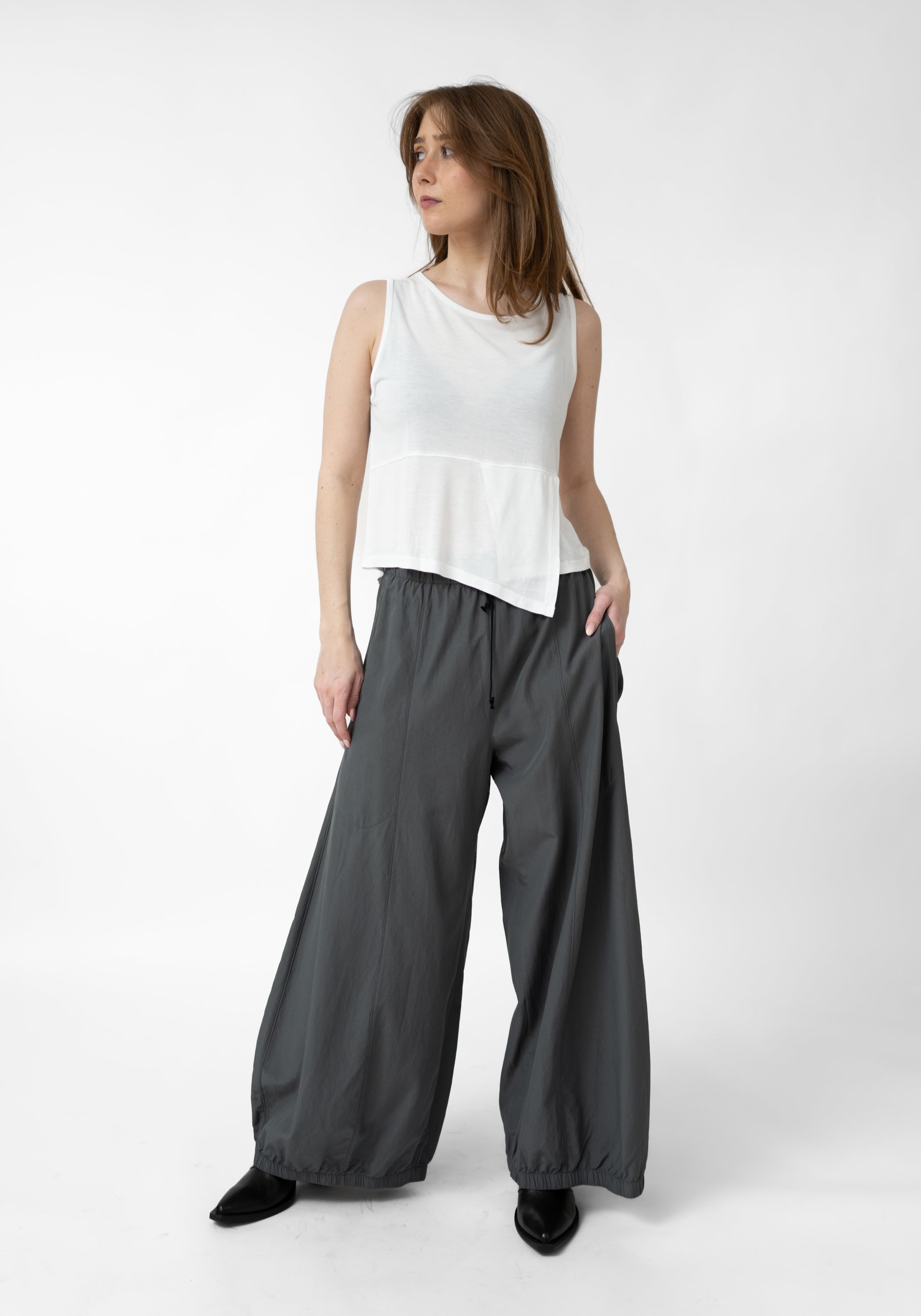 Drawstring Waist Wide Leg Pants - December Thieves