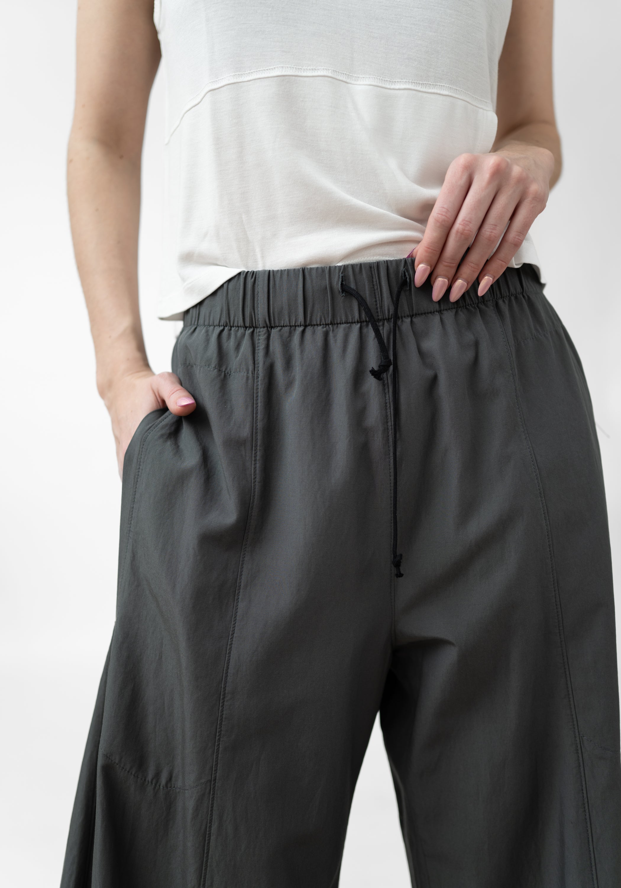 Drawstring Waist Wide Leg Pants - December Thieves
