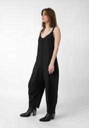 Tapered Leg Button Front Jumpsuit - December Thieves